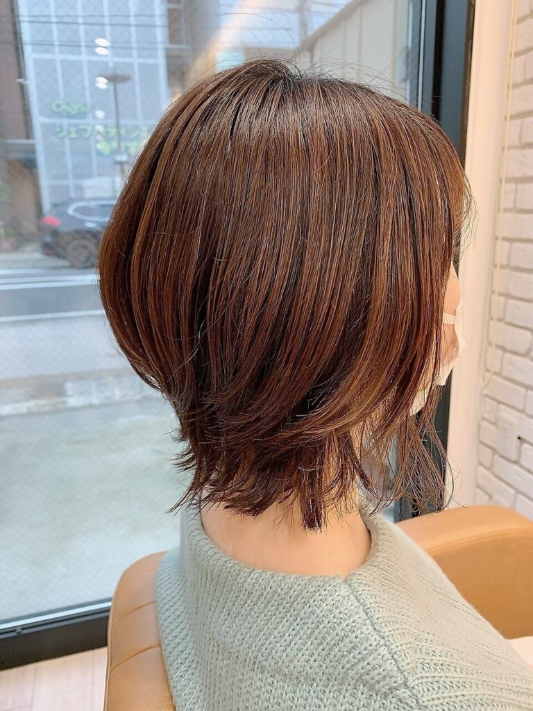 20代30代大人可愛いハンサムショートシークレットハイライト