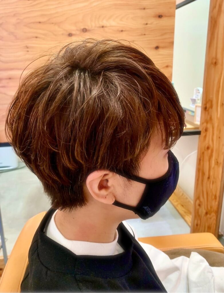 スタイリング簡単♪ナチュラルゆるふわマッシュショート